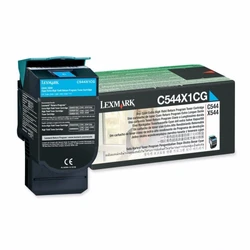 Лазерный картридж Lexmark голубой сверхповышенной ёмкости для C544/X544 C544X1CG