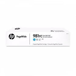 Лазерный картридж HP 981YС Extra High Yield максимальной емкости, голубой L0R17YC