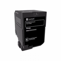 Лазерный картридж Lexmark 74C5HKE черный повышенной емкости
