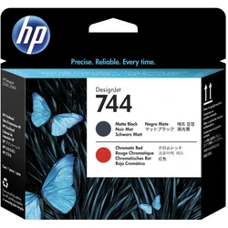 Картридж для плоттеров HP Печатающая головка 744 черная матовая/хроматическая красная F9J88A