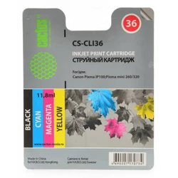 Струйный картридж Cactus CS-CLI36 многоцветный