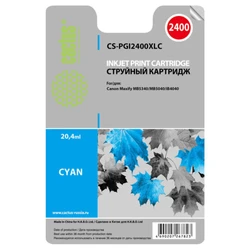Струйный картридж Cactus CS-PGI2400XL C голубой CS-PGI2400XLC