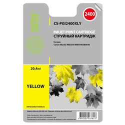 Струйный картридж Cactus CS-PGI2400XLY желтый