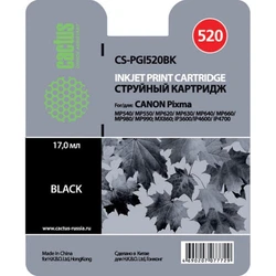 Струйный картридж Cactus CS-PGI520BK черный