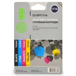 Струйный картридж Cactus CS-EPT1716 черный/желтый/голубой/пурпурный