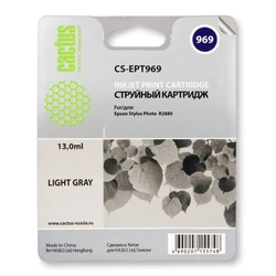 Струйный картридж Cactus CS-EPT969 светло-серый