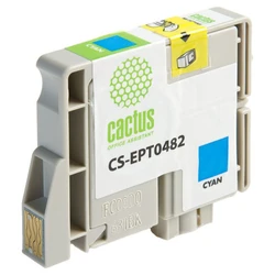 Струйный картридж Cactus CS-EPT0482 голубой