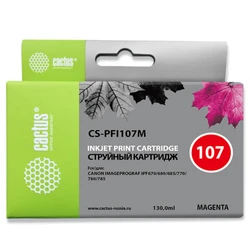 Струйный картридж Cactus CS-PFI107M пурпурный