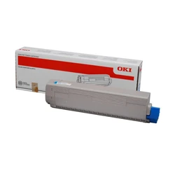 Тонер OKI C822 7.3К, Cyan 44844627/44844615