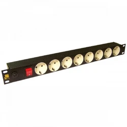 Распределитель питания LANMASTER LAN-EP19-8P/S-1.8M