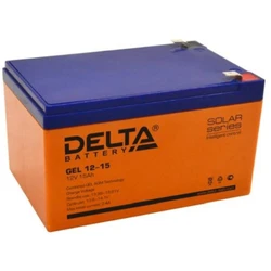 Сменные аккумуляторы АКБ для ИБП Delta Battery GEL 12-15 12 В