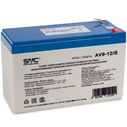 Сменные аккумуляторы АКБ для ИБП SVC AV9-12/S 12 В