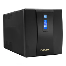 Источник бесперебойного питания ExeGate SpecialPro Smart LLB-1600.LCD.AVR.4SH.USB EP285511RUS 1600 ВА, 950 Вт