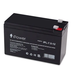 Сменные аккумуляторы АКБ для ИБП iPower IPL-7.5-12/L 12 В