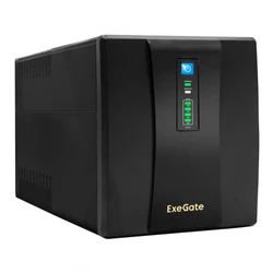 Источник бесперебойного питания ExeGate SpecialPro UNB-1200.LED.AVR.4SH EP285491RUS 1200 ВА, 750 Вт