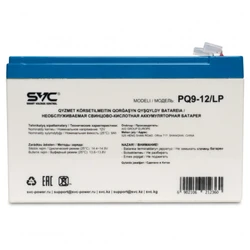 Сменные аккумуляторы АКБ для ИБП SVC PQ9-12/LP 12 В