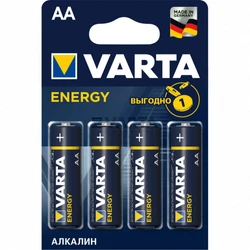 Батарейка VARTA ENERGY LR6 AA BL4 Alkaline 1.5V 04106213414
