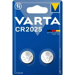 Батарейка VARTA ELECTRONICS CR2025 BL2 Lithium 3V 06025101402