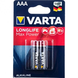 Батарейка VARTA LONGLIFE MAX POWER (MAX TECH) LR03 AAA BL2 Alkaline 1.5V 4703101412