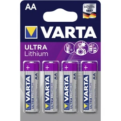 Батарейка VARTA ULTRA FR6 AA BL4 Lithium 1.5V 6106301404