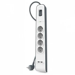 Распределитель питания Belkin 4-outlet Surge Protection Strip BSV401vf2M