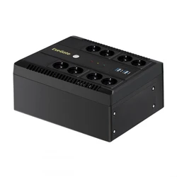 Источник бесперебойного питания ExeGate NEO NNB-850.LED.AVR.8SH.CH EX295012RUS 850 ВА, 510 Вт