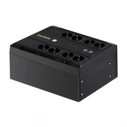 Источник бесперебойного питания ExeGate NEO Smart LHB-650.LCD.AVR.8SH.CH.RJ.USB EX295013RUS 650 ВА, 390 Вт