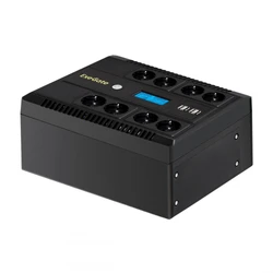 Источник бесперебойного питания ExeGate NEO Smart LHB-850.LCD.AVR.8SH.CH.RJ.USB EX295014RUS 850 ВА, 510 Вт