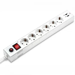 Сетевой фильтр Buro BU-SP3_USB_2A-W