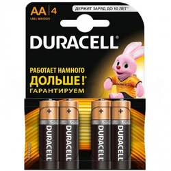 Батарейка Duracell AA LR6/MN1500/4