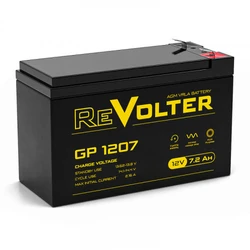 Сменные аккумуляторы АКБ для ИБП Revolter GP 1207 12 В