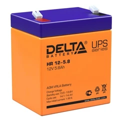 Сменные аккумуляторы АКБ для ИБП Delta Battery HR 12-5.8 12 В