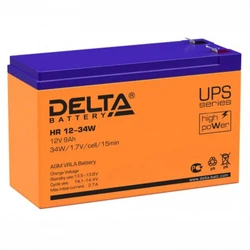 Сменные аккумуляторы АКБ для ИБП Delta Battery HR12-34W 12 В