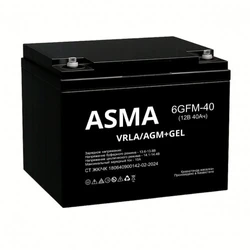 Сменные аккумуляторы АКБ для ИБП Asma 6GFM-40 GEL 12 В