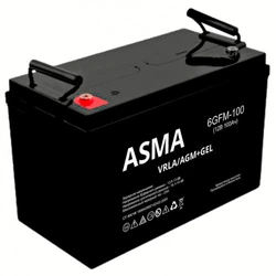 Сменные аккумуляторы АКБ для ИБП Asma 6GFM-100 GEL 12 В