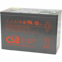 Сменные аккумуляторы АКБ для ИБП CSB GPL121000S 12 В