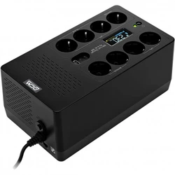 Источник бесперебойного питания Powercom Fly FLY1050EU 1050 ВА, 630 Вт