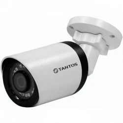IP видеокамера Tantos TSi-Pe25FP 00-00122956 Цилиндрическая, Уличная, Проводная, Фиксированный объектив, 2.8 мм, 1/2.9", 2 Мп ~ 1920×1080 Full HD