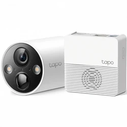 IP видеокамера TP-Link Tapo C420S1 TAPO C420S1 Цилиндрическая, Уличная, WiFi + Ethernet, Фиксированный объектив, 3.18 мм, 1/3", 4 Мп ~ 2560×1440 Quad HD