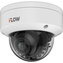 IP видеокамера iFlow F-IC-2486CMS 311329564 Купольная, Уличная, Проводная, Фиксированный объектив, 2.8 мм, 1/1.8ʺ, 8 Мп ~ 3840×2160 4K UHD или Ultra HD