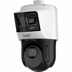 IP видеокамера iFlow F-IP-2464PCSZ25 327002141 Купольная, Уличная, Проводная, Фиксированный объектив, 2.8 мм, 1/2.5”, 6 Мп ~ 3632×1632