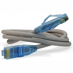 Патч-корд Hyperline PC-LPM-UTP-RJ45-RJ45-C6-1.5M-LSZH-GY