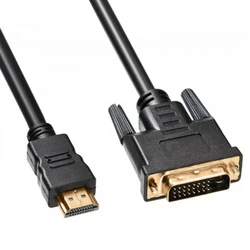 Кабель интерфейсный Buro HDMI-19M-DVI-D-1.8M