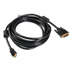 Кабель интерфейсный Buro HDMI-19M-DVI-D-5M