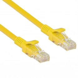 Патч-корд ExeGate UTP-RJ45-RJ45-5e-0,3M-YL EX258664RUS