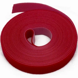 Аксессуар для кабельных сетей Hyperline Лента (липучка) в рулоне ширина 25 мм длина 5м красная WASNR-5x25-RD