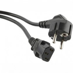 Кабель питания Hyperline PWC-IEC13-SHM-1.0-BK