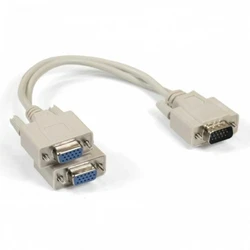 Кабель интерфейсный ExeGate EX-CC-VGA-15M2x15F-0.3 EX284939RUS