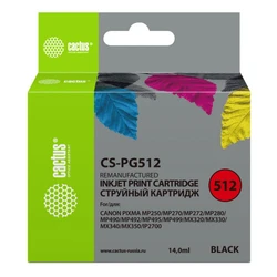 Струйный картридж Cactus CS-PG512