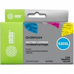Струйный картридж Cactus CS-CD972/3/4